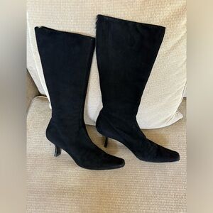 Prada Black Suede Boots EU 38.5